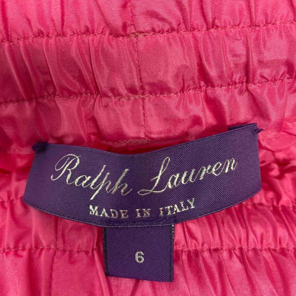 RALPH LAUREN Pink Fuchsia Silk Wide Leg Dress Pants - Picture 4 of 6
